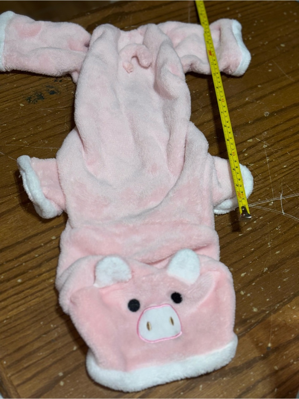 Dog Fleece Pig Costume